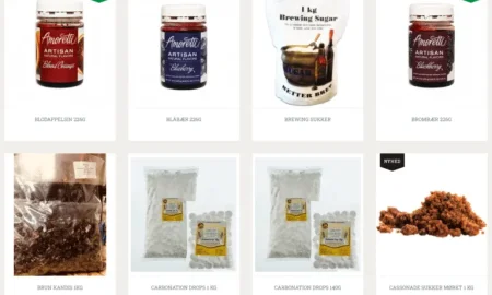 SUKKERTYPER I L  KEND DE MEST BRUGTE