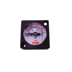 Mini gauge 0-15 psi (0-1 bar)