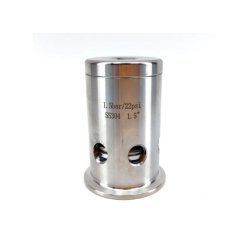 1,5" Tri-clamp Tryk/vakuum 1,5 bar