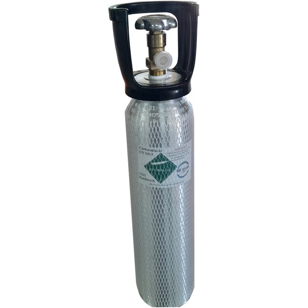 2 Kg Alu CO2 flaske Fyldt
