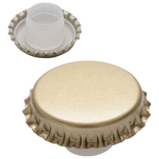 Kapsler Guld 29 mm med lang bidul 100 stk