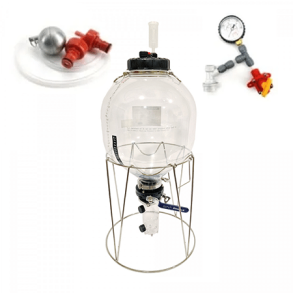 Fermzilla Gen. 3.2 Tri-conical 27L m. plast tryk kit og trykmler