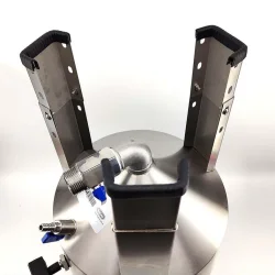 32l konisk jsningstank i rostfritt stl