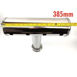 4 Taps T-Bar B�rstet Rustfrit St�l T�rn (Inkluderer skruer x 4, st�vh�tte &amp; t�rnpakninger)