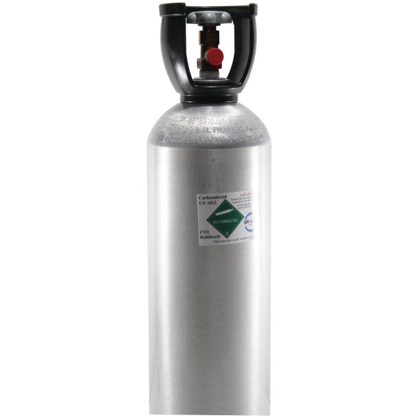 6 kg Co2  Aluminium flaske fyldt (kun til afhentning i butikken)