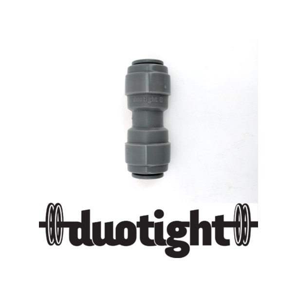 Duotight push fit hun/hun 8mm til 8mm