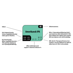 NY Beer Styles affisch 50 x 70 cm