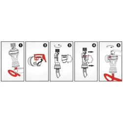 Bag-In-Box Bladder Refill or Transfer Connector (with 10mm Barb)