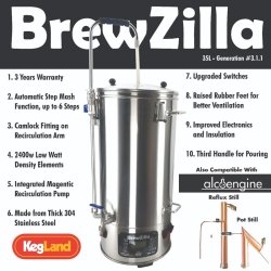 Brewzilla 65 Gen.3.1.1 med sparger og chiller inkl. levering