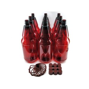 PET Flasker 2,5L 9 stk med prop