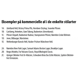 NY Beer Styles affisch 50 x 70 cm