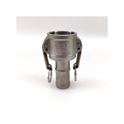 Cam lock C 1" hun x 25mm slange nippel rustfri stl