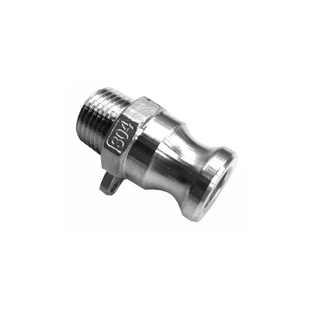 Cam lock type F Han 1/2" Han rustfri stl