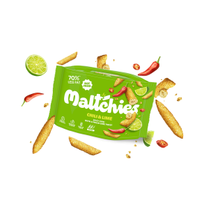 MALTCHIES maltbaseret snack med chili og lime, 45 g