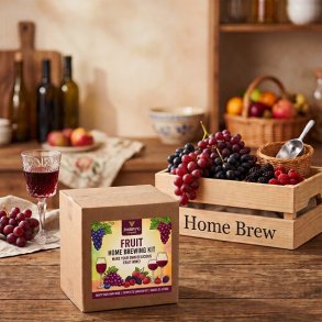 Country Wine maker 2 x 25l - R�d frugt (inkl. r�dvin g�r)