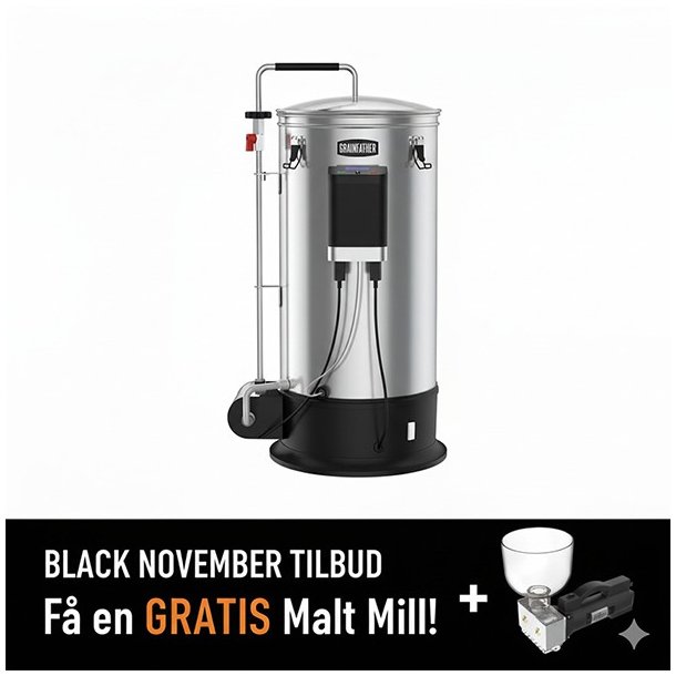 Grainfather G30 v3 + Counterflow chiller + Gratis Grainfather Malt Kvarn