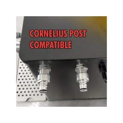 Benchy Glykolkler med to Nuka tap FC haner til 220V Rustfri Stl