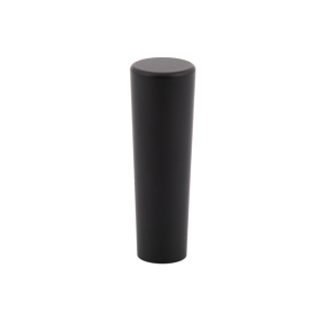 Tapphandtag i svart frkromad mssing