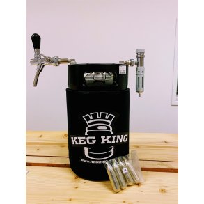 9.5l Fatlsystem med nya fat och CO2