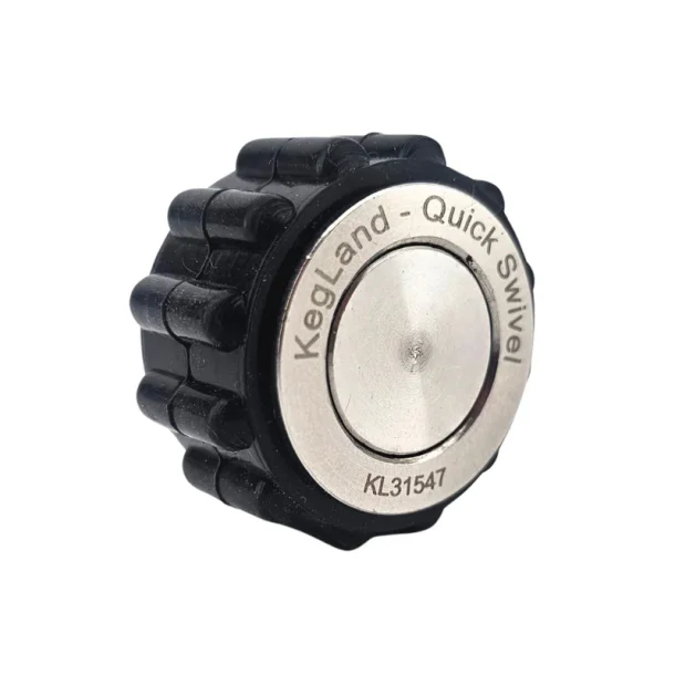 Quick Swivel Connector 1/2" x Stainless Steel End Cap (18mm)