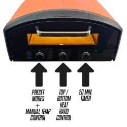 HIZO E13 (ORANGE BURST) EL Pizza Oven