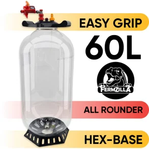 Fermzilla All-Rounder Easy Grip 60l med tryckkit, filter och tryckm�tare