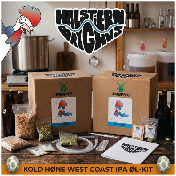 Hadstiern Bryghus Kold H�ne West Coast IPA 20l All Grain Kit