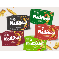 MALTCHIES maltbaseret snack med Teriyaki, 45 g