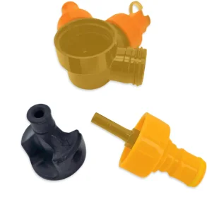 PCO38 Gen2 Sort Vinkel-kappeindsats � Forbinder fra Stiger�r til Karboneringsl�g (Til Oxebar 4L & 8L)