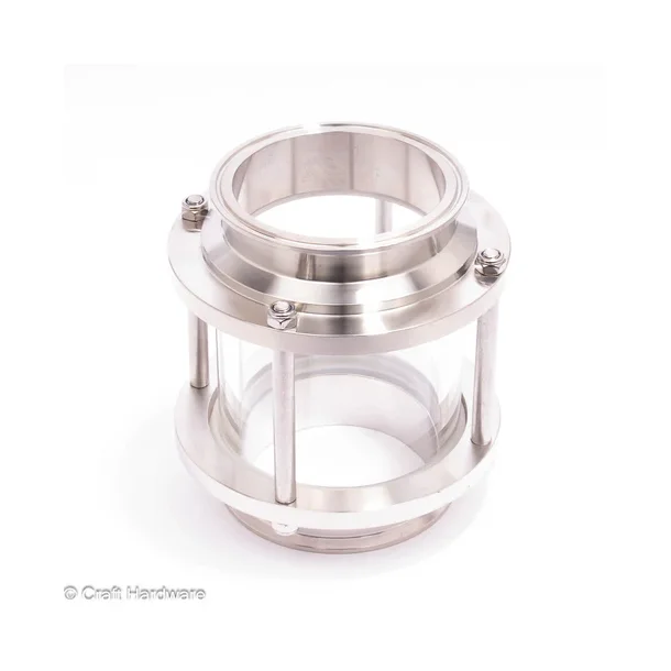 4" sigt-glas Tri-clamp