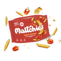 MALTCHIES maltbaseret snack med s�d paprika, 45 g