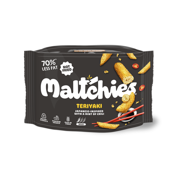 MALTCHIES maltbaseret snack med Teriyaki, 45 g