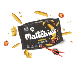 MALTCHIES maltbaseret snack med Teriyaki, 45 g