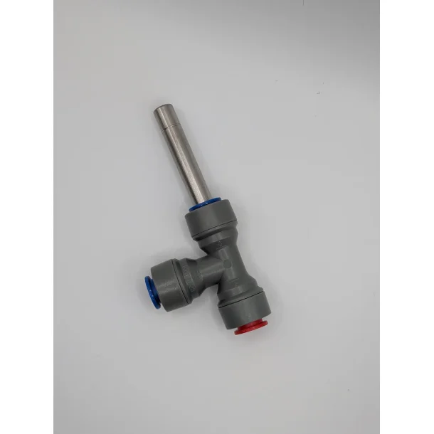 Duotight 9.5mm (3/8") Thermowell T-koppling (passar 3.5 - 4.5mm ytterdiameter sond/probe)