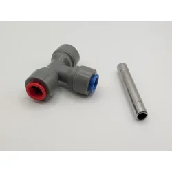 Duotight 9.5mm (3/8") Thermowell T-koppling (passar 3.5 - 4.5mm ytterdiameter sond/probe)
