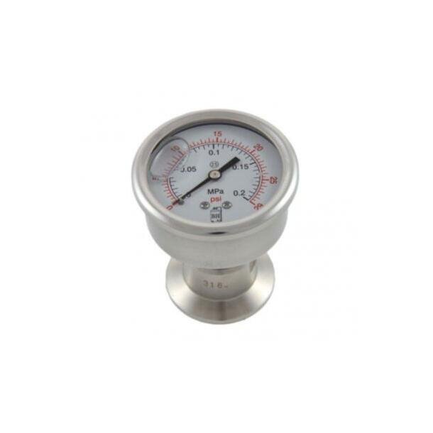 1,5" Tri-clamp Trykmler 0-2 bar