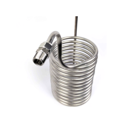 Klemmering 12,7 mm - 1/2" BSP han rustfrit stl til Chiller