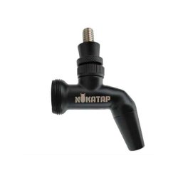 Nukatap rostfritt stl - Svart