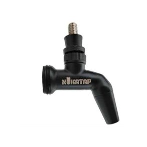 Nukatap rostfritt stl - Svart