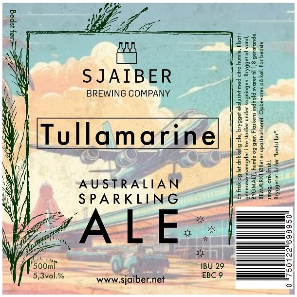 Sjaiber Australian Sparkling Ale 25l All Grain kit