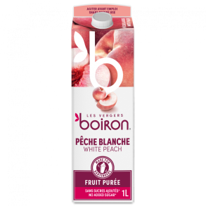 Boiron White Peach (Hvid fersken) Frugtpur 1l