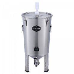 Brew Monk rustfri stl Konisk Grtank 30l med digital termometer