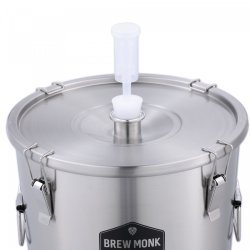 Brew Monk rustfri stl Konisk Grtank 30l med digital termometer