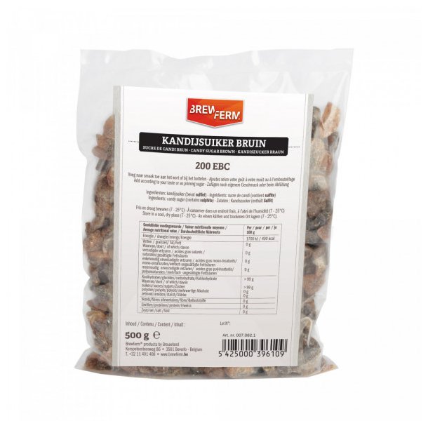 Brunt godis 500g