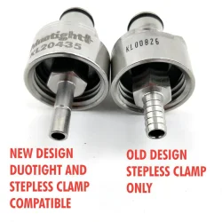 Karbonerings- och linjereng�ringshuvud (rostfritt st�l) - Duotight-kompatibel