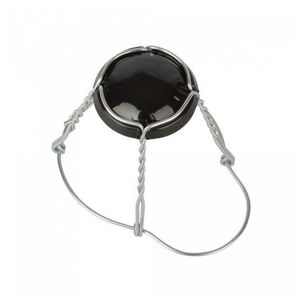 Champagne cage med kapsel100 stk
