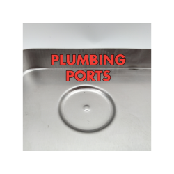 Droppskl Rostfritt stl 500x170 mm