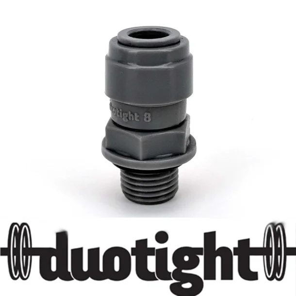 Duotight 8mm (5/16�) Hona x 1/4" BSP Hane (Med f�rs�nkt O-ring)