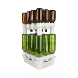 Flaskevasker 12 stk 0,5 - 075l med 2x racks