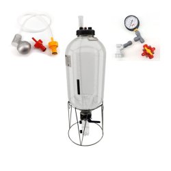 Fermzilla gen. 3.2 Tri-conical 55L m. plast. tryk kit og trykmler